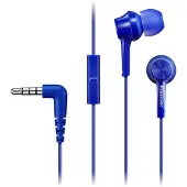 Panasonic RP-TCM115E, Kabelgebunden, 10 - 24000 Hz, Anrufe/Musik, 12 g, Kopfhörer, Blau