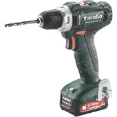 Metabo Akku-Bohrschrauber PowerMaxx BS 12 metaBOX 118 - 12V 2x2Ah Li-Power + SC 30 - 601036500