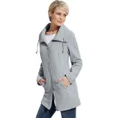Witt Weiden Sieh an! Long-Fleecejacke in grau | Gr.: 56