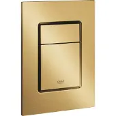 GROHE Skate Cosmopolitan S Abdeckplatte für 2-Mengen- und Start + Stopbetätigung, 37535GN0, Farbe: Cool sunrise gebürstet