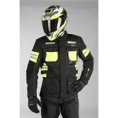 IXS X-Tour LT Montevideo-ST Motorrad Textiljacke, schwarz/gelb, M