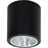Luminex Deckenspot Downlight round in Schwarz, Ø 13,3 cm