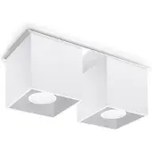 Sollux Deckenleuchte QUAD 2, weiß