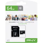 PNY Microsd-karte 64 Gb Klasse 10 Mit Adapter