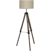 Eglo Stehlampe Lantada 106 cm Stativholz mit Taupe