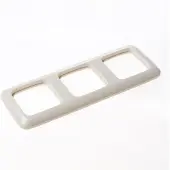 Busch-Jaeger 2513-212 Abdeckrahmen 3-fach Duro 2000 SI weiß