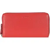 Esquire Geldbörse Primavera Zip Around Wallet Red rot