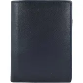 Esquire Leder Geldbörse RFID Large Wallet Black schwarz