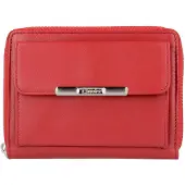 Esquire Leder Geldbörse Helena RFID Wallet Red rot