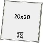 Walther design Chloe Fotolijst 20X20 cm silber