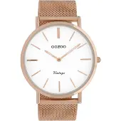 Oozoo - Damenuhr - C9916 - Roségold Weiß