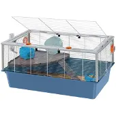 Ferplast Nagetierkäfig CRICETI 15 für Hamster, aus Metall, inklusive Zubehör: Fu