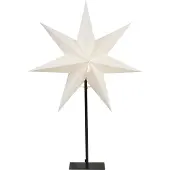 Star Trading 232-92, Leichte Dekorationsfigur, Weiß, Papier, IP20, IP30, Schwarz, 1 Glühbirne(n)
