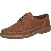 Sioux Schnürschuh "Penol-XXL", Herren, Gr. 39.5 (UK 6), braun, Obermaterial: 100% Rindnubukleder CNU. 100% Polyurethan PU., Schuhe Schnürschuh