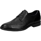 Sioux Schnürschuh "Forkan-XL", Herren, Gr. 44.5 (UK 10), schwarz, Obermaterial: 100% Kalbsleder CAL. 100% Gummi rubber., Schuhe Schnürschuh