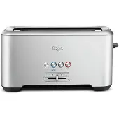 Sage the 'Bit More' 4 Scheiben Toaster, 4 Scheibe(n), Silber, Edelstahl, Tasten, 400 mm, 180 mm