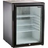Saro Minibar MB 40 G, abschließbar, Kleiner Kühlschrank mit einem digitalen Thermostat, 1 Minibar