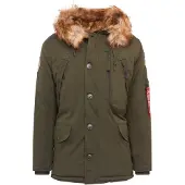 Alpha industries Polar Jacket Winterjacke für Herren Dark Green