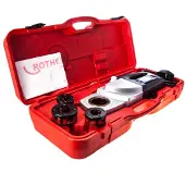 Rothenberger SUPERTRONIC 1250-Set, Gewindeschneidmaschine,BSPT 1/2"-1.1/4", 230V mit Gegenhalter - 71450