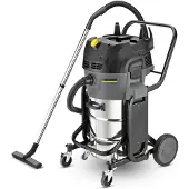 Karcher NT 55/2 Tact2 Me, Trocken&Nass, Schwarz, Grau, Edelstahl, Papier, Drehregler, 55 l, 74 l/s
