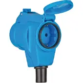 Brennenstuhl CEE-Winkelkupplung, IP44, 230V, 16A - blau