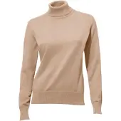 HEINE Rollkragen-Pullover in beige | Gr.: 42