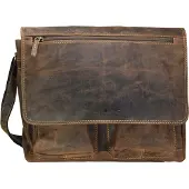 Greenburry Businesstasche Laptoptasche mit Laptopfach Vintage Business Bag Brown braun