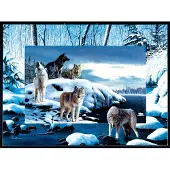 Sunsout Puzzle Tiere Kevin Daniel - Ice Wolves - 1000 Teile