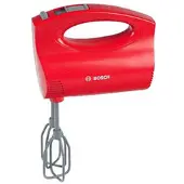 Klein Kinder-Handmixer KLEIN "Bosch Handmixer", rot (rot, grau), Spielzeug-Haushaltsgeräte, KinderB:19cm H:12cm T:7cm, Kunststoff, Kinder-Handmixer, mit 2 Quirls, B:19cm H:12cm T:7cm