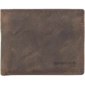 Greenland Nature Leder Geldbörse Monte Wallet RFID Brown braun