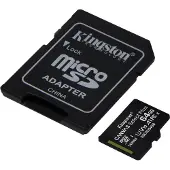 Kingston Technology Canvas Select 64GB micSDXC Plus 100R A1 C10 Speicherkarte + Adapter, 64 GB, MicroSDXC, Klasse 10, UHS-I, 100 MB/s, Class 1 (U1)