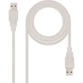 Nanocable 10.01.0304, 3 m, USB A, USB A, USB 2.0, Beige