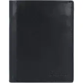 Esquire Leder Geldbörse New Silk Wallet High Black schwarz