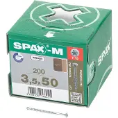 Spax -M Senkkopf T-Star Plus T15 Teilgewinde Cut WIROX, 200 Stück - 0441010350503