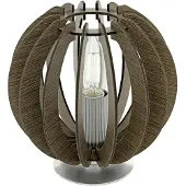 Eglo Pendelleuchte 1 flammig Lamellenlampe Schwarz matt Ø 40cm