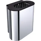 Emco system 2 Abfallbehälter, 30 Liter, chrom, Wandmodell, 355300102