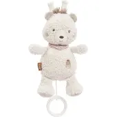 Fehn Spieluhr "Peru, Bär", grau (ecru, wollweiß), Spieluhren, KinderH:21cm, Plüsch, Spieluhr, H:21cm