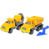 Plasto 1637, Fahrzeug-Set, 1 Jahr(e), Gelb, Grau