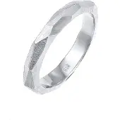 Elli Partnerring PREMIUM "Ring Freundschaftsring Trauring Organic matt 925 Silber" Gr. 56, silber, Fingerringe, Damen, 56, Silber 925 (Sterlingsilber), Partnerring