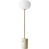 Audo Copenhagen Audo Stehleuchte JWDA, messing/beige, Travertin, 150cm, dim.