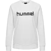 Hummel Sweatshirt Damen Cotton Logo