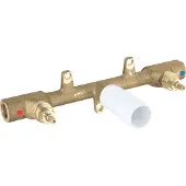 GROHE Zweiloch-Unterputz-UNIVERSAL-Einbaukörper, für 3-Loch-Waschtischbatterie, 32706000