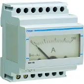 Hager HAG SM150 Amperemeter analog 0-150A AC Wandlermessung 4PLE