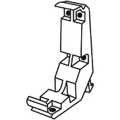 Hager Profilhalter PVC zu M5830 Rangierkanal RK 230x190mm