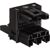 Wago 770-633 h-Verteiler,3-polig,Kod. A,schwarz 770633 - 50 Stück