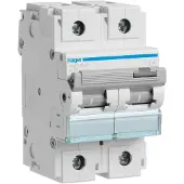 Hager HMD290 Leitungsschutzschalter 2 polig 15kA D-Charakteristik 100A 3 Module