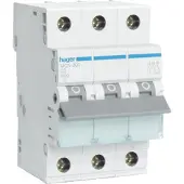 Hager MCN303 Leitungsschutzschalter 3 polig 6kA C-Charakteristik 3A 3 Module