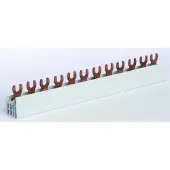 Hager KDN363B Phasenschiene 3 polig mit Gabelanschluss 10mm2 63A 57 Module
