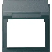 Gira Übergangsplatte KD TX-44 Anthrazit mit Klappenabdeckung - 065467