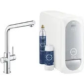 GROHE 31454001, Standard, Chrom, Hebelgriffe, Einzelbild, Typ L, Keramik